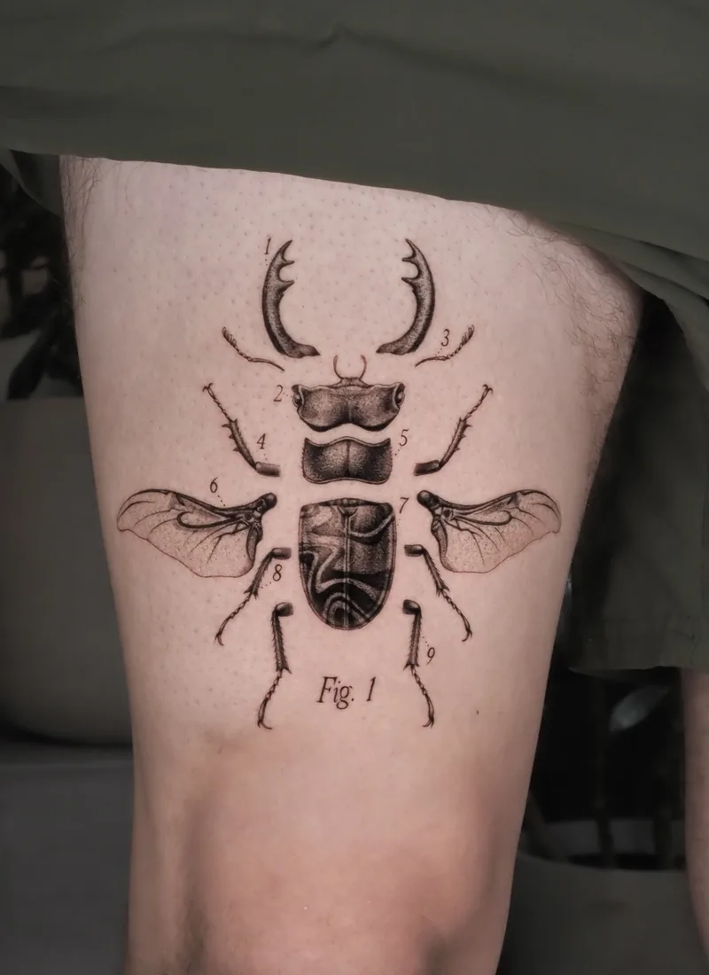 Beetle study, Fig. 1